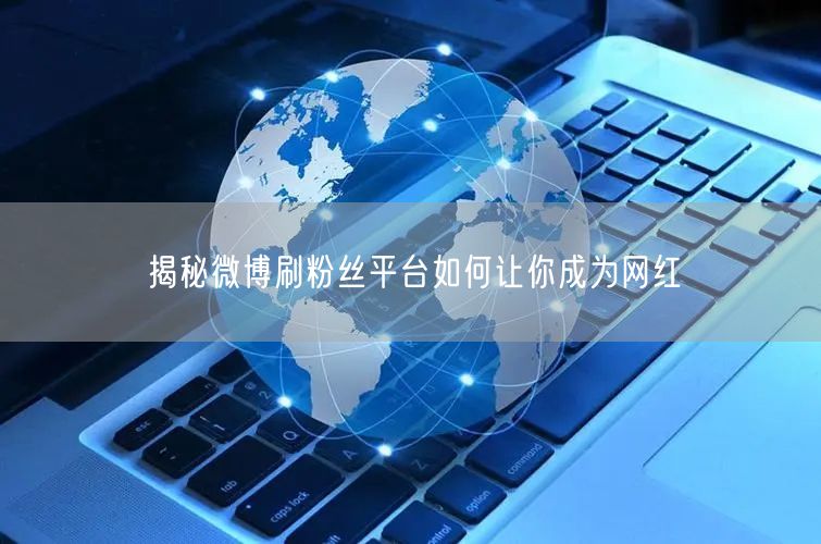 揭秘微博刷粉丝平台如何让你成为网红