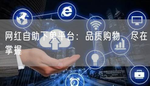 网红自助下单平台：品质购物，尽在掌握