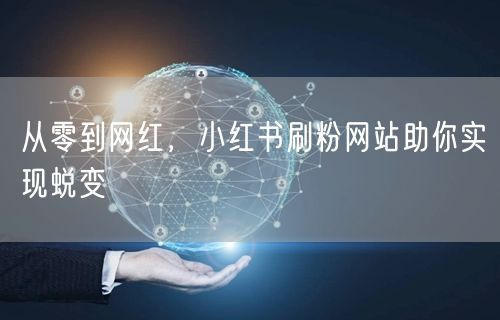 从零到网红，小红书刷粉网站助你实现蜕变